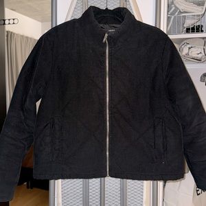 Forever21 Quilted Black corduroy jacket